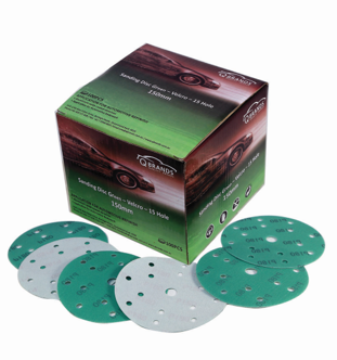 GREEN DISC - VELCRO - 15 HOLE/150MM