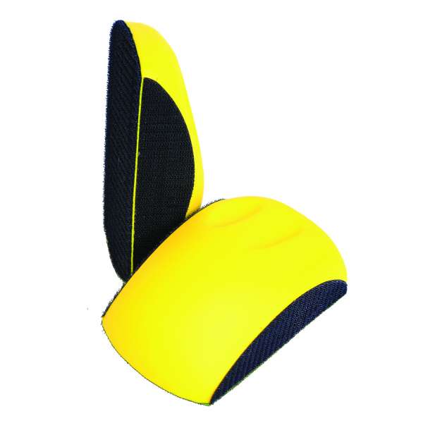 SANDING BLOCK  - YELLOW/BLACK - 150MM