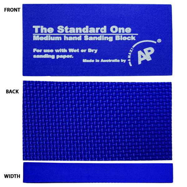 THE STANDARD ONE MEDUIM HAND SANDING BLOCK