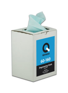 DEGREASING CLOTH TURQUOISE 38x30CM - BX 150 CLOTHS