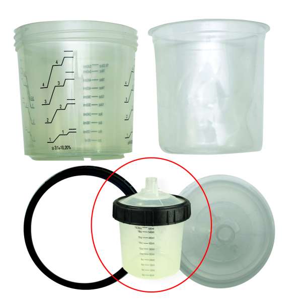 PPS LID/LINER/20 STOPPER - 125MU - 600ML - BX 50