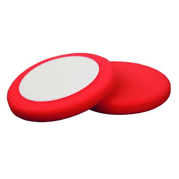 POLISHING PAD - VELCRO - 160MMx25MM - RED