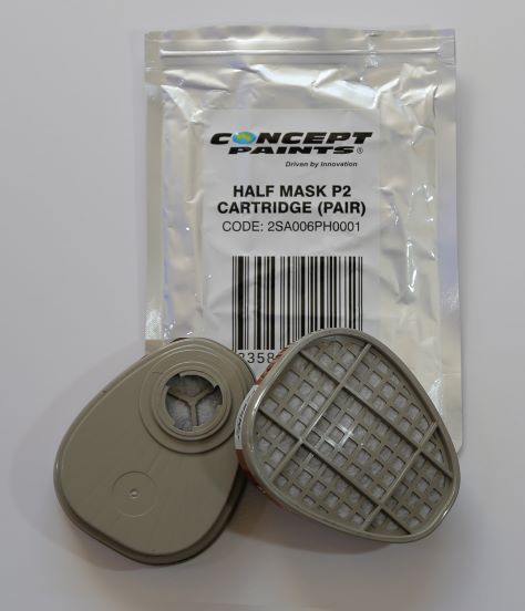 HALF MASK P2 CARTRIDGE - PAIR