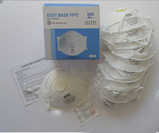 P2 VALVE DUST MASK - BX 10