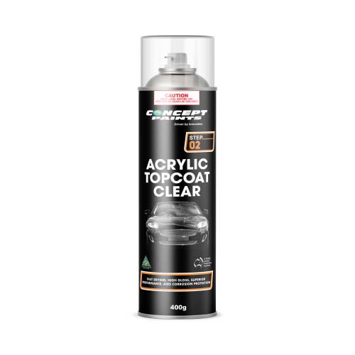 ACRYLIC TOPCOAT CLEAR AEROSOL - 400G