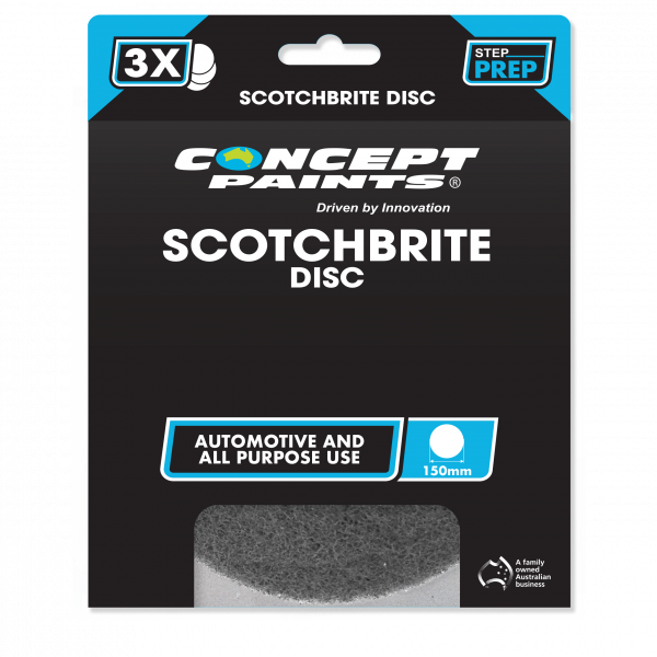 SCOTCHBRITE DISC - GREY ULTRA FINE - PKT 3